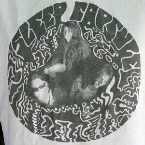 90's Vintage SLEEP CAPSULE Seattle Indie Rock T Shirt M/L Fruit Of The Loom Tag